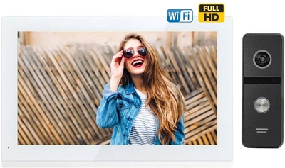 Комплект домофона CoVi Security TAB FHD Wi-Fi White + Iron FHD Black