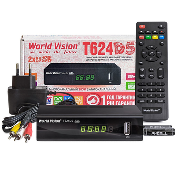ТВ-ресивер World Vision T624D5