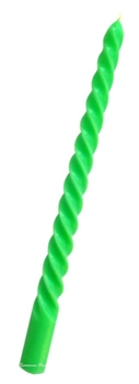 Свеча спиральная Нароzхват 20 см Зеленая (2276)