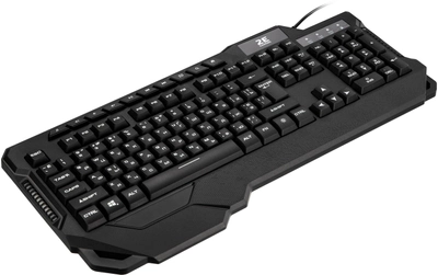 Клавиатура игровая 2E Gaming KG340 LED USB Black Ukr (2E-KG340UBK)
