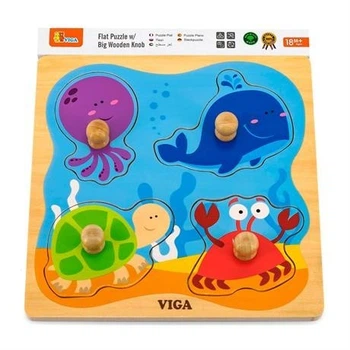 Пазл Viga Toys "Морські мешканці" (50132)
