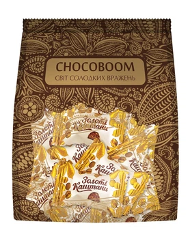 Упаковка цукерок CHOCOBOOM Золоті Каштани 180 г