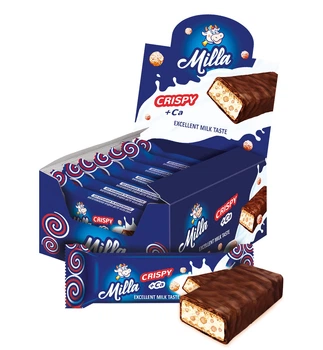 Батончик вафельний CHOCOBOOM Milla Crispy 500 г