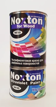 Флуоресцентная краска NOXTON FOR WOOD ULTRAVIOLET (светится в УФ) для для деревянных поверхностей Синяя 1 л