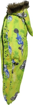 Зимовий комбінезон HUPPA KEIRA Lime салатовий 74см (31920030-72147)
