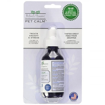 Капли успокаивающие Synergy Labs Richards Organics Pet Calm для собак и кошек, 59 мл