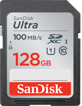Карта памяти SanDisk Ultra SDXC 128GB Class 10 UHS-I (SDSDUNR-128G-GN3IN)
