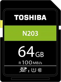 Карта памяти Toshiba SD-Card 64GB N203 UHS-I U1 (THN-N203N0640E4)