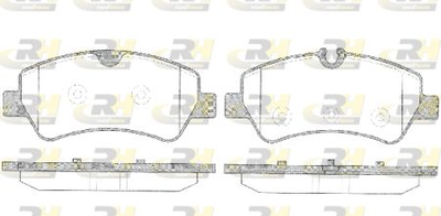 Тормозные колодки дисковые Roadhouse Задние RH 21521.00 Ford/Ford Australia (RH 21521.00)