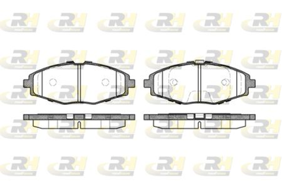 Тормозные колодки дисковые Roadhouse Передние RH 2696.00 Baojun (SGMw)/Changan/Chery/Chevrolet/Chevrolet (SGMw)/Daewoo (RH 2696.00)