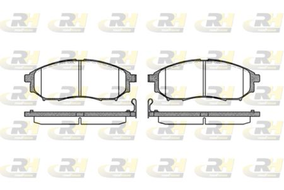 Тормозные колодки дисковые Roadhouse Передние RH 2852.14 Infiniti/Nissan/Nissan (Dfac) (RH 2852.14)