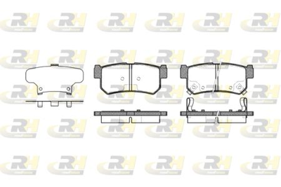 Тормозные колодки дисковые Roadhouse Задние RH 2746.62 Daewoo/Roewe (Saic)/Ssangyong (RH 2746.62)