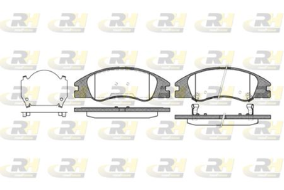 Тормозные колодки дисковые Roadhouse Передние RH 21134.02 KIA/KIA (Dyk) (RH 21134.02)