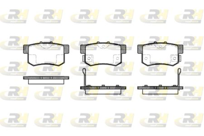 Гальмівні колодки дискові Roadhouse задні RH 2325.02 (RH 2325.02)