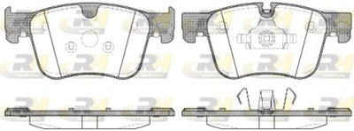 Гальмівні колодки дискові Roadhouse передні RH 21560.00 Citroën/Peugeot (RH 21560.00)