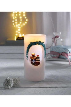 Декоративная LED свеча Melinera белый-разноцветный NY-550047