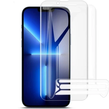 Комплект захисних плівок IMAK Full Coverage Hydrogel Film для iPhone 13 / 13 Pro / 14