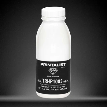 Тонер для HP LaserJet P1505 PRINTALIST Black 95г TRHP1005-95-PL