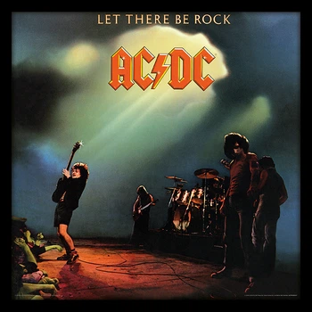 Постер плакат в раме "AC/DC (Let There Be Rock)" Pyramid International (pat-002815)