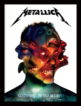 Постер плакат у рамі "Metallica (Hardwired Album)" Pyramid International (pat-103279)