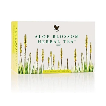 Чай FOREVER Aloe Blossom Herbal Tea з квіток Алое Віра низькокалорійний 25 пакетиків