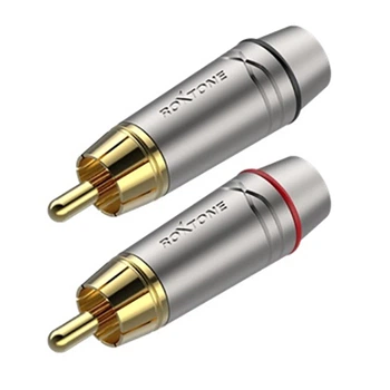 Разъем Roxtone RF2P-NG RCA male (папа)