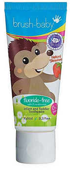 Дитяча зубна паста Brush-Baby Strawberry Toothpaste (0-2 роки) без фтору 50 мл (5060178101225)