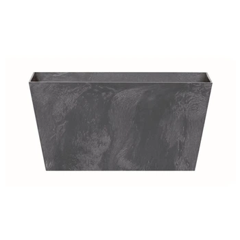 Балконный ящик Tubus Case Beton Effect 40cм Антрацит мраморный (DTUC400E-S433)