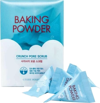 Скраб для обличчя Etude House Baking Powder Crunch Pore Scrub із содою для чищення пор 24 шт. х 7 мл (8806199447990/8809667987189)