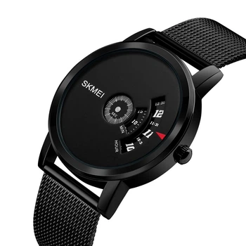 Наручные часы Skmei 1260 Черные на стальном ремешка
