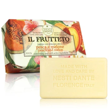 Італійське мило Nesti Dante Il Frutteto Peach and Melon 250 гр