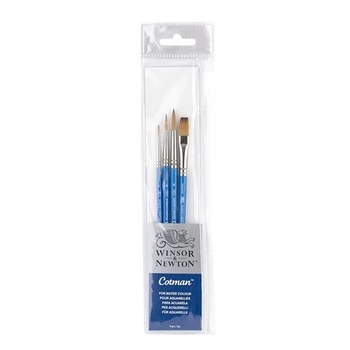Набор синтетических кистей Winsor&Newton Cotman Brushes Set 4/1