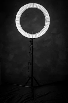 80W! Кільцева LED лампа ForMe (48 см) білого кольору