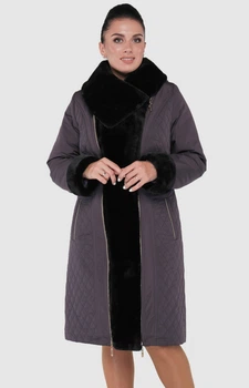 Пальто Randfline М-004 50 Баклажанный