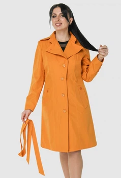 Плащ Exclusive moda М-260 52 Гірчичний