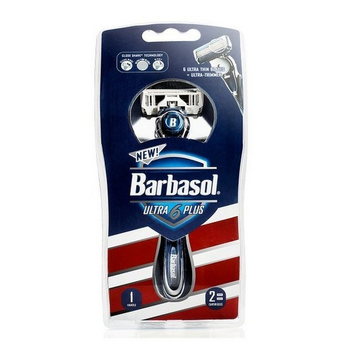 Станок для гоління Barbasol Ultra 6 Plus шість лез 2 картриджа