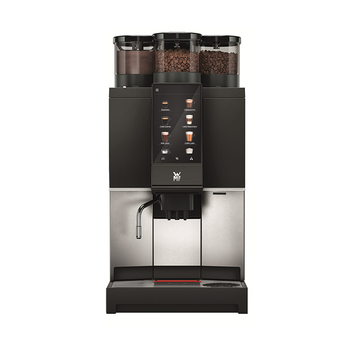 Кофемашина WMF 1300 S (Coffee machine WMF 1300 S) Пакет Самообслуживание (запираемые бункеры, отсек для молотого кофе и дверка, запираемый бункер для воды, одинарный дозатор и ограничитель установки чашки (бортик на решетке поддона))