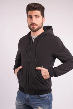 Ветровка мужская черная Avecs AV-70233 Black M/46