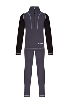 Термобілизна Baft F-Line Kids 122 Чорний\Сірий (FL3502-122)