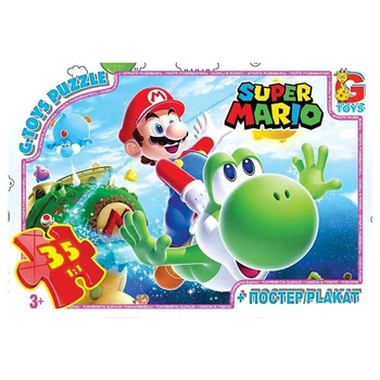 Пазл G-Toys із серії "Маріо", 35 елементів MAR01 (4824687638037)