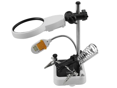 Настільна лупа Magnifier MG16129DC третя рука