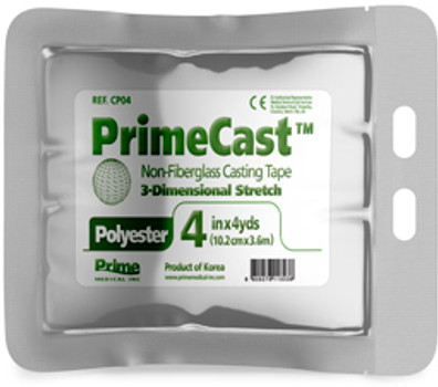 Бинт полімерний Prime Medical PrimeCast блакитний 10.2 см х 3.6 м 10 шт. (8809278110648)
