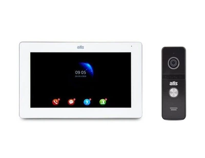 Комлект домофона ATIS AT-400FHD Black + ATIS AD-770FHD White