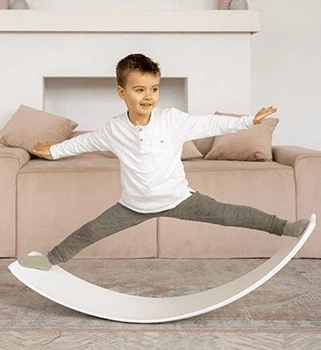 Рокерборд SwaeyBoard с защитой для пальцев kids 93x28x2 см Белый
