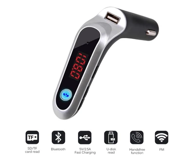 Автомобильный FM - модулятор трансмиттер Bluetooth USB Aux MicroSD TF Beluck FM 03 MP3 player Hands free
