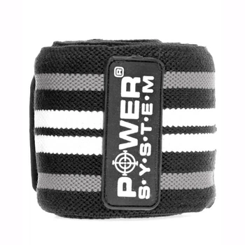 Power System Кистовые бинты Wrist Wraps PS-3500 (Серый)