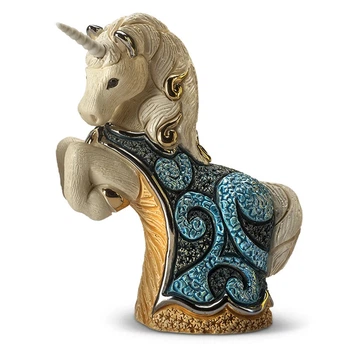 Фигурка De Rosa Rinconada "Единорог (голубой)", 14х6х11 см (795-0143B)