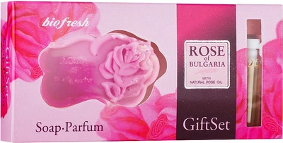Набір (edp/2.1ml + soap/45g) - BioFresh Rose of Bulgaria Lady's (366841-31156644)