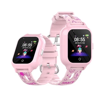 Детские смарт часы TechONE AFG01 4G GPS WiFi Розовые
