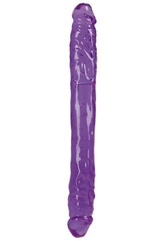 Двухсторонний фаллоимитатор на косточке Double Dong 12 Jelly purple, 30.5 см (12310000000000000)